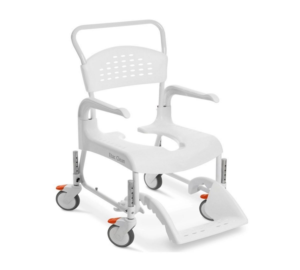 ETAC | CLEAN Yükseklik Ayarlanabilir Banyo-Tuvalet Sandalyesi | Akülü Tekerlekli Sandalye | Tekerlekli Sandalye