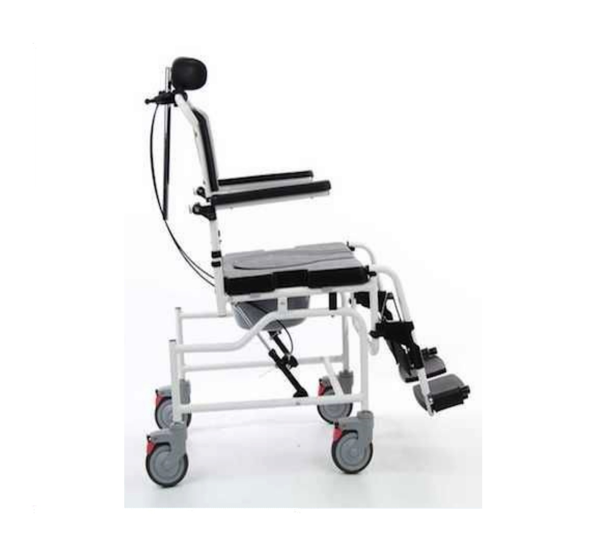 WOLLEX | WG-M698 Tekerlekli Banyo ve Tuvalet Sandalyesi | Akülü Tekerlekli Sandalye | Tekerlekli Sandalye