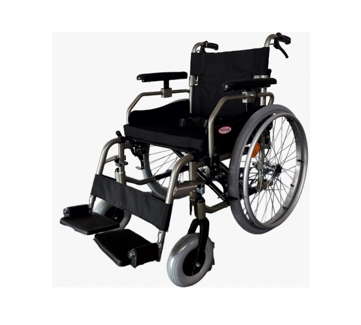 POYLİN | P967 Hafif Alüminyum Tekerlekli Sandalye | Akülü Tekerlekli Sandalye | Tekerlekli Sandalye