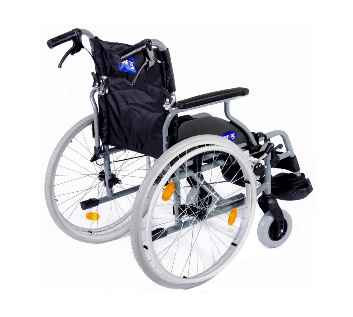 COMFORT PLUS | DM-317 Grey Hafif Alüminyum Tekerlekli Sandalye | Akülü Tekerlekli Sandalye | Tekerlekli Sandalye
