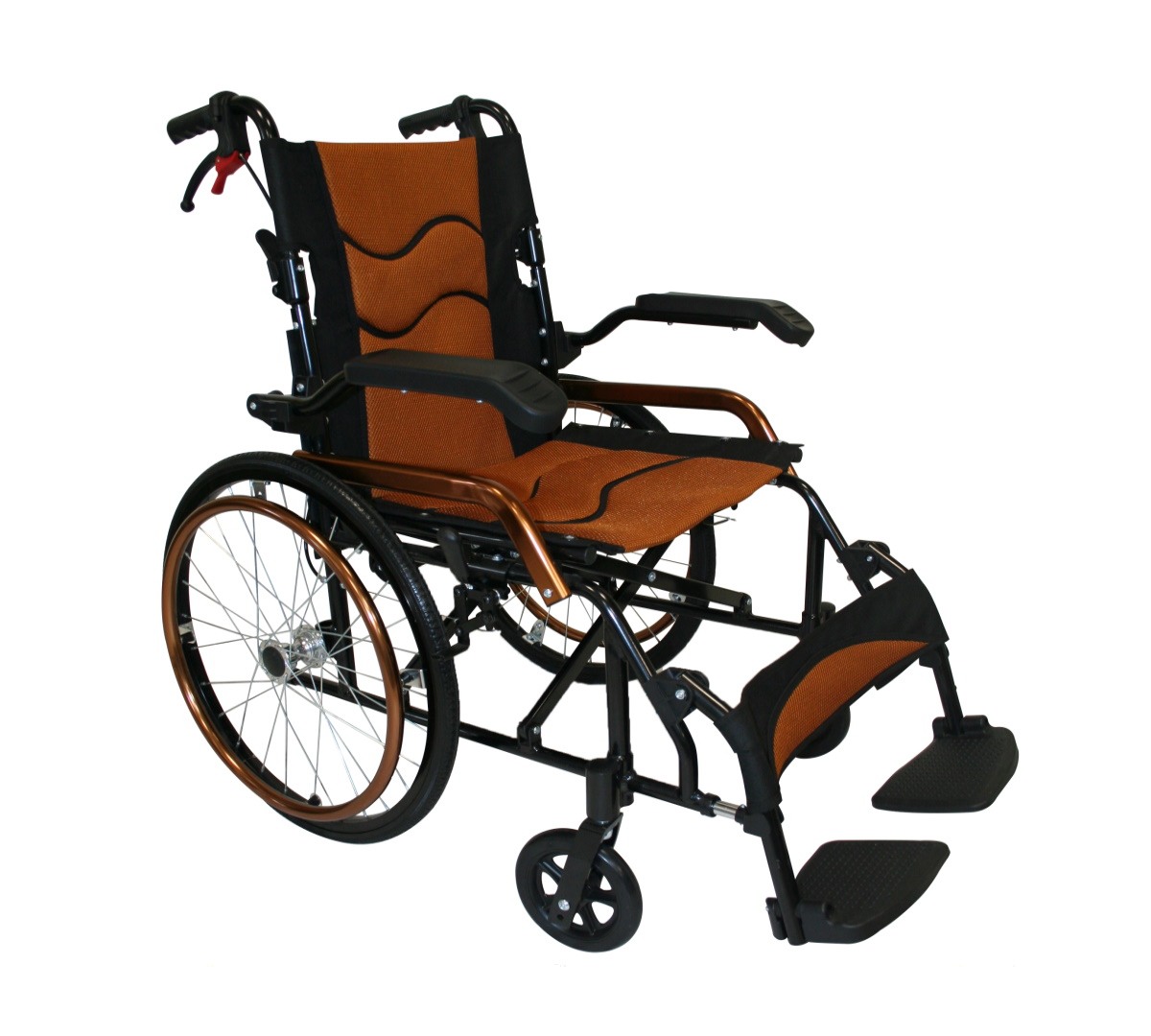 POYLİN | P807 Orta Tekerlekli Refakatçi Sandalye | Akülü Tekerlekli Sandalye | Tekerlekli Sandalye