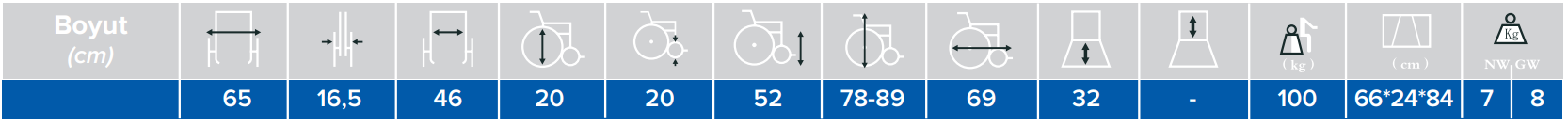 COMFORT PLUS | DM-9124 Lüx Ayak Pedallı Alüminyum Rolatör | Akülü Tekerlekli Sandalye | Tekerlekli Sandalye