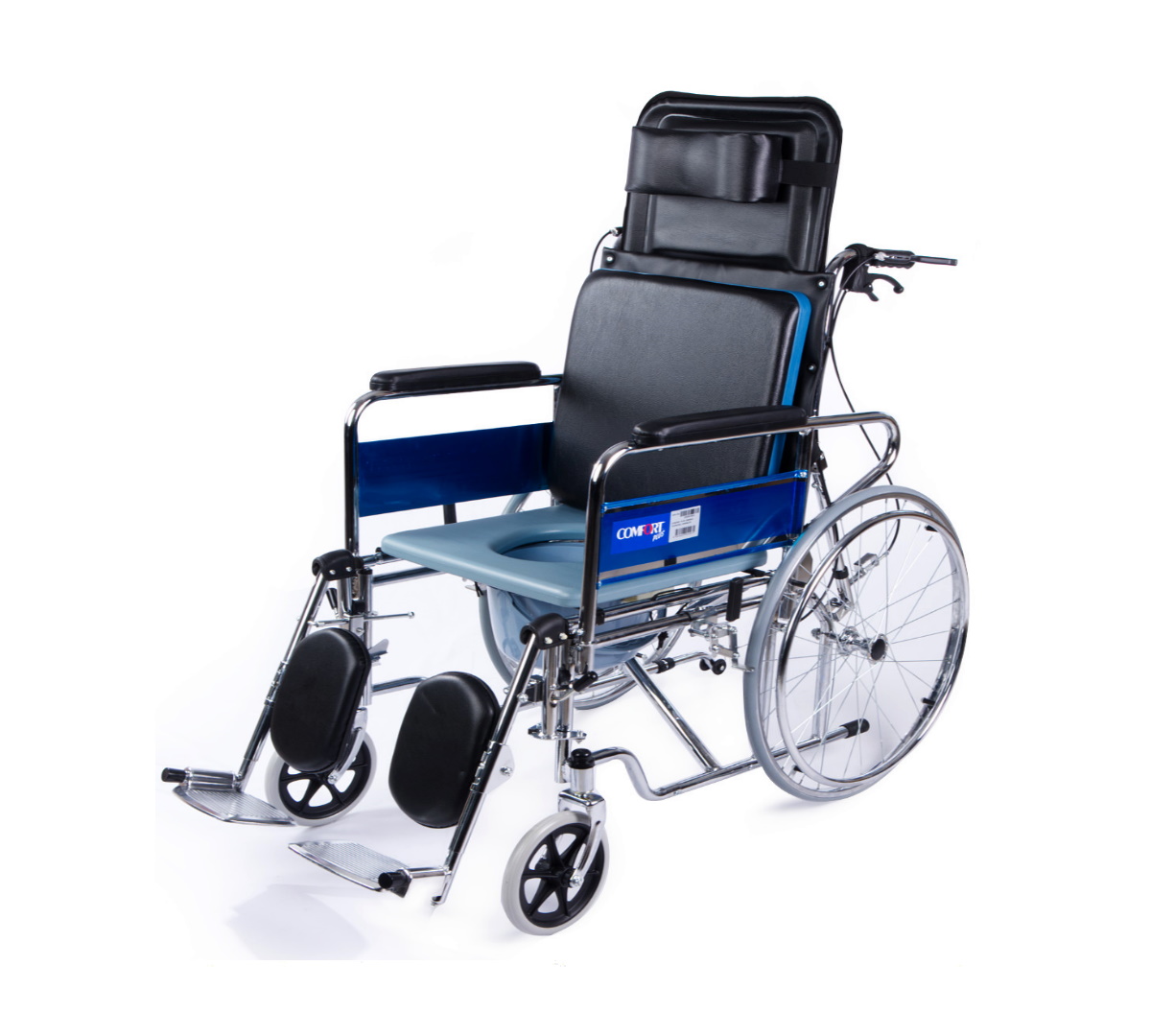 COMFORT PLUS | KY609GC Banyo-Tuvalet Özellikli Tekerlekli Sandalye | Akülü Tekerlekli Sandalye | Tekerlekli Sandalye