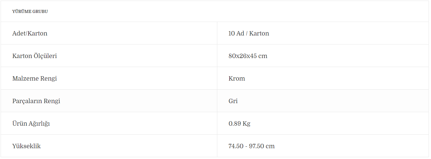 POYLİN | P542 Quadripod Baston | Akülü Tekerlekli Sandalye | Tekerlekli Sandalye