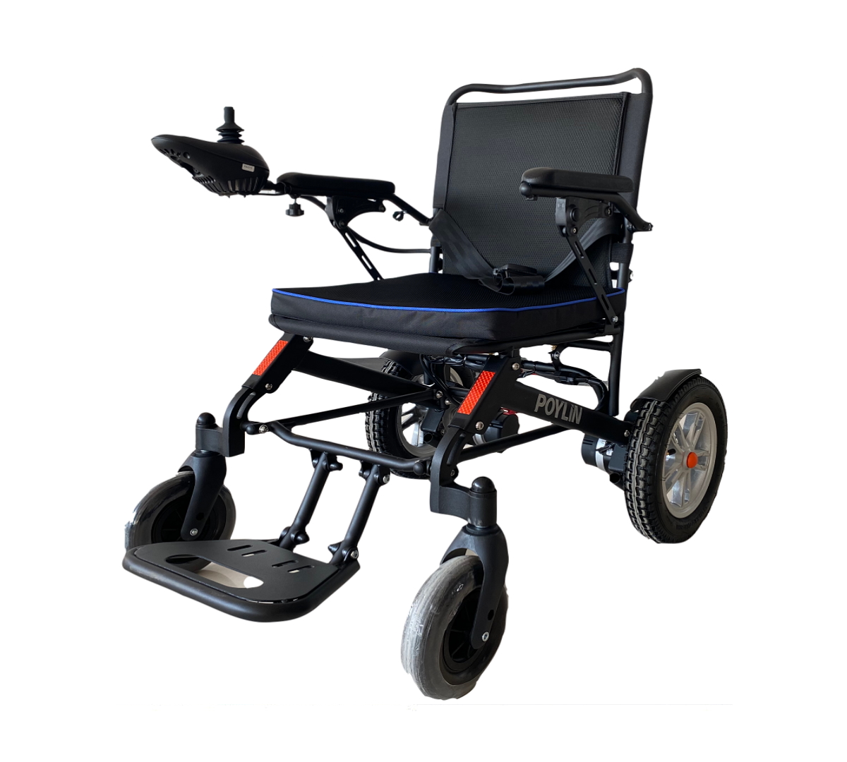 POYLİN | P205 Hafif Katlanabilir Akülü Tekerlekli Sandalye | Akülü Tekerlekli Sandalye | Tekerlekli Sandalye