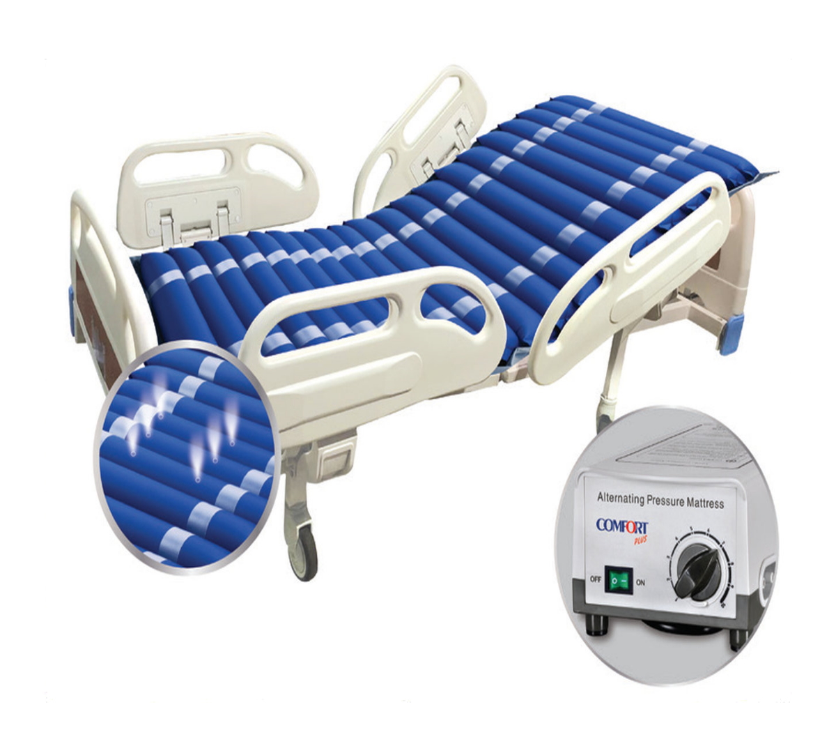 COMFORT PLUS | DM-45 Boru Tipi Ventilasyonlu Havalı Yatak | Akülü Tekerlekli Sandalye | Tekerlekli Sandalye