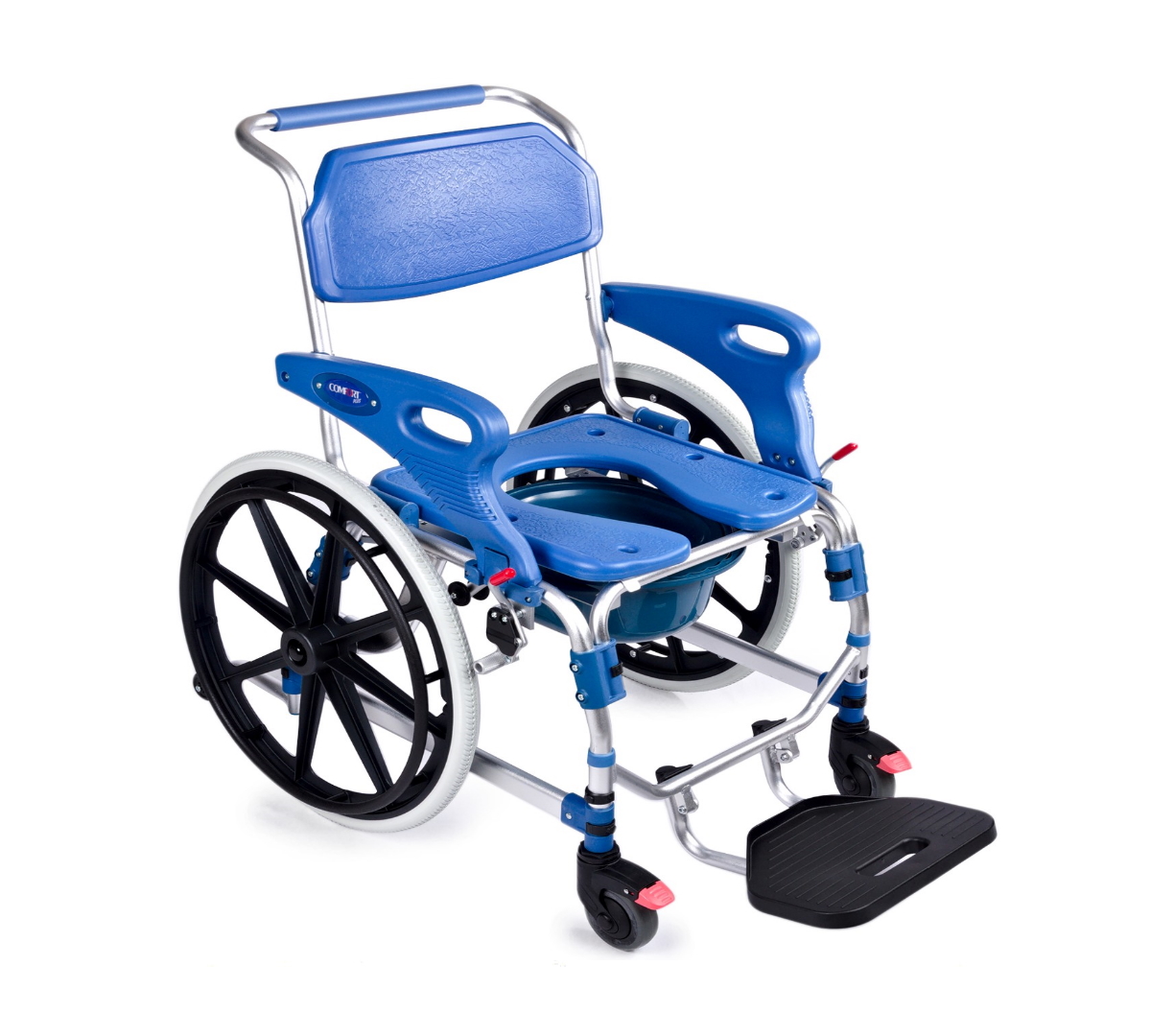 COMFORT PLUS | DM-72 Banyo ve Tuvalet Özellikli Tekerlekli Sandalye | Akülü Tekerlekli Sandalye | Tekerlekli Sandalye