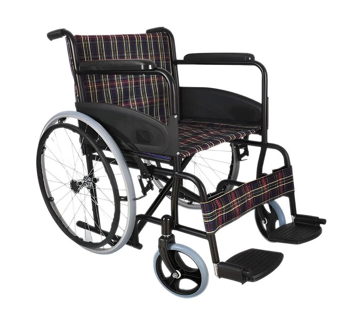 TAK | Kumaş Manuel Tekerlekli Sandalye - SİYAH | Akülü Tekerlekli Sandalye | Tekerlekli Sandalye