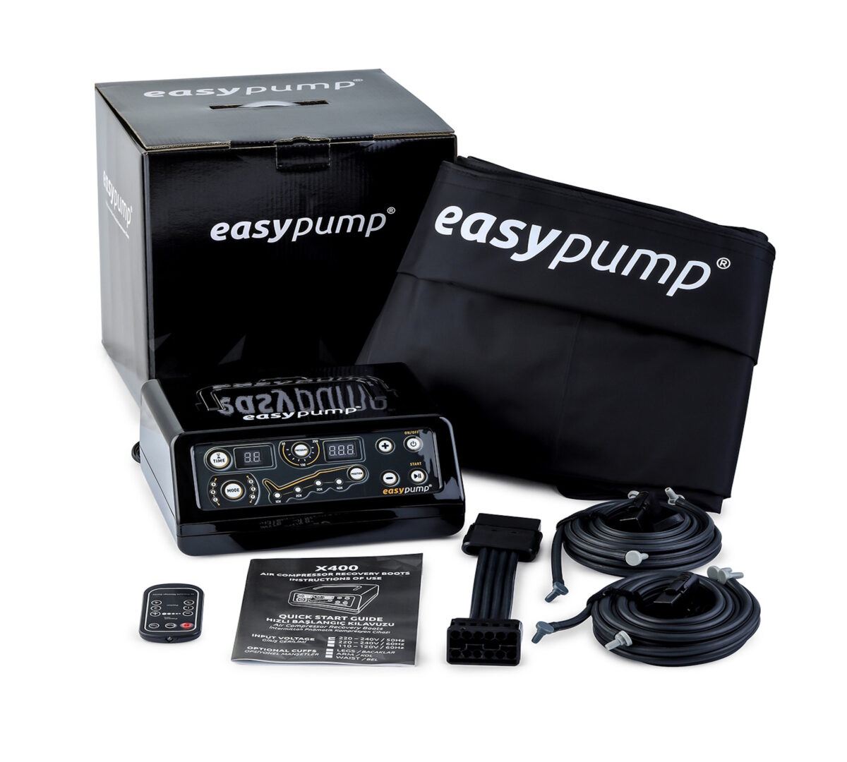 EASYPUMP | X400 4 Kanallı Kol Lenf Ödem Cihazı | Akülü Tekerlekli Sandalye | Tekerlekli Sandalye