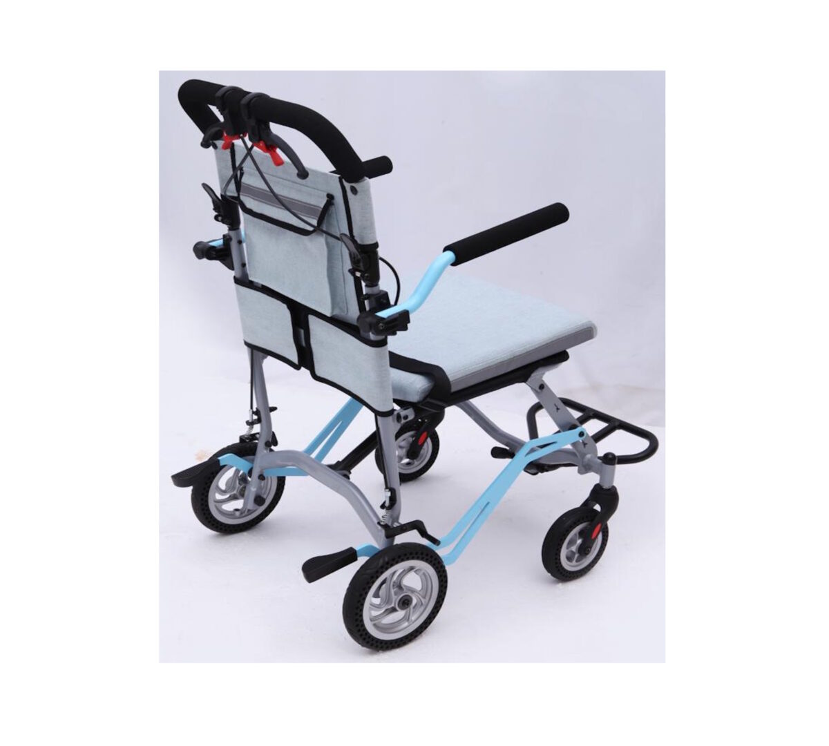 COMFORT PLUS | DY01409LJ Mavi Alüminyum Transfer Sandalyesi | Akülü Tekerlekli Sandalye | Tekerlekli Sandalye